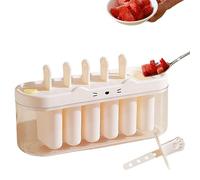 Ice Cream Molds - 23x8x12.5cm Four Section Quick Release, Yogurt Fruit Shaping Tray | Durable Flexible Silicone Construction Uses Kitchen Picnic Outdoor Serving Utility