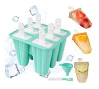 Ice Cream Molds - 6-Cavity Non-Stick Chilled Dessert Making
