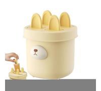 Ice Cream Molds with Sticks - Cartoon Cake Pop & Freezer Tray | Easy Release Reusable Ice Cream Stick Moulds for Fruit, Yogurt & Pudding