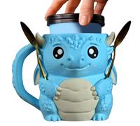Ice Cream Pint Holder, Dragon No Cold Hands Drinking Sleeve with Handle