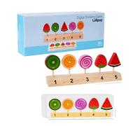 Ice Cream Popsicle Toy, Pretend Play Wooden Toy, Wooden Popsicle Puzzle Toy, Ice Cream Toy for Kids, Educational Wooden Toy, Birthday Puzzle Toy, Wooden Matching Toy, Children's Pretend Play Toy