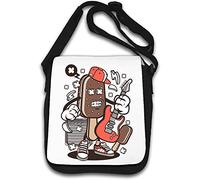 Ice Cream Rock Star Sac bandoulière pour guitare électrique Solo Blanc