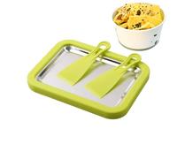 Ice Cream Roller Maker - Dessert Tray | Chill Plate with Smooth Coating for Shaping Curls, Family Snacks, Party Fun, Kitchen Projects, Summer Desserts, Food Preparation
