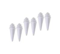 Ice Cream Shape Foam Model Diy Craft Family Entertainment for Hobbyists 6Pcs