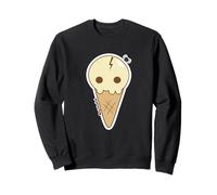 Ice Cream Skull Spoopy Kawaii Halloween Design Cute Spooky Sweatshirt