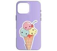 Ice Cream Skull Spoopy Yami Kawaii Halloween Design, Pastel Coque pour iPhone 16 Pro Max