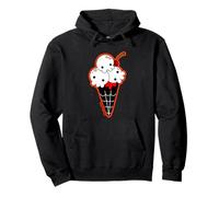 Ice Cream Skull Spoopy Yami Kawaii Halloween Design Spooky Sweat à Capuche