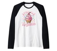 Ice Cream Sprinkle Kindness Funny Ice Cream Lover Manche Raglan