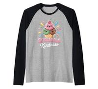 Ice Cream Sprinkle Kindness Funny Ice Cream Lover Manche Raglan