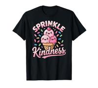 Ice Cream Sprinkle Kindness Funny Ice Cream Lover T-Shirt