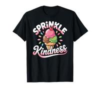 Ice Cream Sprinkle Kindness Funny Ice Cream Lover T-Shirt