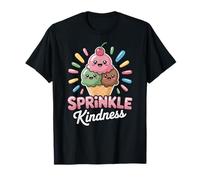 Ice Cream Sprinkle Kindness Funny Ice Cream Lover T-Shirt