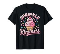 Ice Cream Sprinkle Kindness Funny Ice Cream Lover T-Shirt