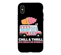 Ice Cream Truck Chill & Thrill Ice Cream on Wheels ! Coque pour iPhone X/XS