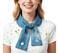 Ice Crystal Cooling Scarf, Reusable Neck Cooling Wrap