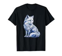 Ice Crystal Fox Arctic Winter Spirit T-Shirt