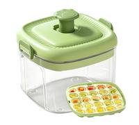 Ice Cube Mold - Press Release Tray | Covered Ice Storage Box
