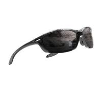 Ice Cube SPORTECH Lunettes de Soleil Sport - Protection UV400 Polarisée, Monture Légère - Idéales pour Golf, Chasse, Course, Conduite & Vélo - Pour Hommes et Femmes (S.BLK/Grey)