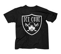 Ice Cube - T-Shirt # S Unisex Black # Raider [Import]