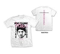 Ice Cube - T-Shirt # S Unisex White # Beanie Kanji [Import]