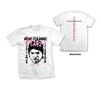 Ice Cube - T-Shirt # XL Unisex White # Beanie Kanji [Import]