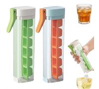 Ice Cube Tray,One Glass Ice Maker,One Hand Press Ice-Tray Mold with Handle,OneHand De-Icing Press IceTray Mold,Pres-s IceTray Mol-d,Square IceCube Mol-d,6 Square IceCube Maker For IceDrink