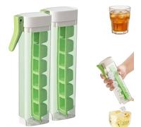 Ice Cube Tray,One Glass Ice Maker,One Hand Press Ice-Tray Mold with Handle,OneHand De-Icing Press IceTray Mold,Pres-s IceTray Mol-d,Square IceCube Mol-d,6 Square IceCube Maker For IceDrink