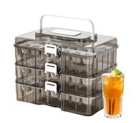 Ice Cube Tray With Lid - 63 Hole Ice Maker Bin Set