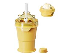 Ice Cup Maker - Foldable Wine Cup | Portable Ice Straw Çup Reusable Cooling Beverage Freezing Cocktail Party System Compact Foldable Íce Ćup Straw Beverage Mixing Chill With B́everage Ìce Mixing Chill