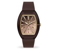 ICE-WATCH - Ice boliday Women Dome Plastic Chocolate - Montre Marron pour Femme avec Bracelet en Silicone - 025182 (Small)
