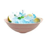 Ice Face Bowl - Bassin de bain pliable en silicone pour nettoyer la peau et glace | Bol de bain glacé | Bassin d'eau réutilisable pour la routine matinale, la maison, le dortoir, le camping-car, le