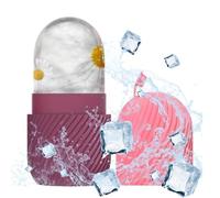 Ice Face Roller - Silicone Massager | Cold Compress, Reduces Puffiness | Soothing Cooling Effect, Ergonomic Ergonomic Design, Perfect for Daily Skincare, Travel, , Salon, Beauty Lovers, Women, Gi