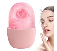 Ice Face Roller - Silicone Mold Facial Firming Toning Set, Skin Cooling Massager, Pore Shrink Cryotherapy Device, Eye Puffiness Relief Tool | Beauty Skincare Accessory For Travel Spa Vacation Home
