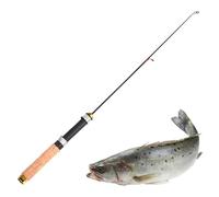 Ice Fishing Rods, Portable Casting Tackle Pole, 23.62 inch Winter Pen Rod, Saltwater Freshwater Lake Kayak Boat Seashore Fishing, Walleye Perch Panfish Tool