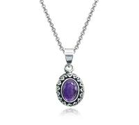 Ice Gems Argent 925 Argent Sterling Oval Améthyste