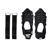 Ice Grip Cleats - 1 Pair Anti-Slip Spikes for Winter | 24-Teeth Traction Boots Accessory, Mountaineering Walking Tool, Fishing Backpacking Gear, Outdoor Safety Organizer for Men Women Adults