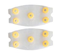 Ice Grips - Silicone 4.21x2.17 inches, Ice Cleats, Snow Traction | Snow Grippers, Anti-Slip Shoes, Crampon Device for Walking, Jogging, Running, Hiking, Climbing, Winter, Outdoor Adventures