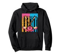 Ice Hockey Ice Cream Drip Boys American Flag Youth Players Sweat à Capuche