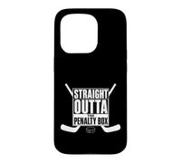 Ice Hockey Player Gift Straight Outta The Penalty Box Coque pour iPhone 15 Pro