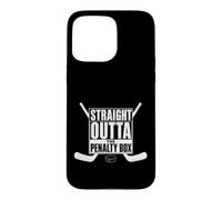 Ice Hockey Player Gift Straight Outta The Penalty Box Coque pour iPhone 15 Pro Max