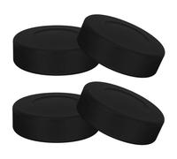 Ice Hockey Pucks for Practicing, Floor Hockeys Training Pucks 4 Pcs, Official Regulation Size Mini Hockey Puck, Ice Hockeys Training for Classic Practice