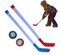 Ice Hockey Stick - Street Hockey Sticks and Pucks Set | Indoor Outdoor Hôckey Set for Boys Girls Over 3 Years Old Party Games | Floor Hôckey Sticks | Children's Beginner Training HockeySticks