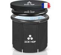 Ice Hof® Bain Froid | Nouvelle Version Améliorée Extra Large Ø80x80 cm | Ice Bath Portable - Bain de Glace Sportif pour Récupération, Bien-être et Thérapie Froid