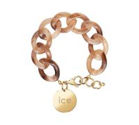 ICE Jewellery - Chain Bracelet - Brown Tan - Bracelet Mailles XL pour Femmes Fermé d'Une Médaille Dorée (021230)