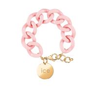 ICE - Jewellery - Chain Bracelet - Pink Lady - Bracelet Mailles XL de Couleur Rose pour Femmes Fermé d'Une Médaille Dorée (020358)
