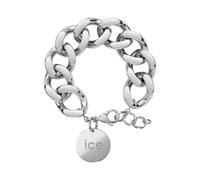 ICE Watch - Chain Bracelet - Silver - Bracelet Mailles XL pour Femmes Fermé d'Une Médaille Dorée (021304)