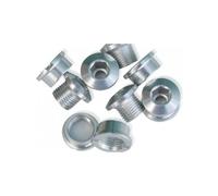 Ice kit de 5 vis cheminees acier 6 5mm chrome
