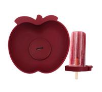 Ice Lolly Holder - Ice Cream Holder, 3.3 Inches Non Slip Reusable Tray for Eating, Silicone Drip Tray, Child Feeding Piece with Spill Free Catch Basin, Hand Shielding Catcher for Gripping & Snacking