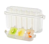 ICE LUGLY SMOFT-6-CAVITITY-Fabricant de chemins de fer réutilisables | Outil de curling fait maison, séparation lisse de la pop, goût primaire pour, 25,4 x 3,15 x 5,12 cm