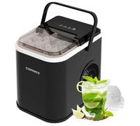 Ice Maker, 120W Ice Maker Small, 8 Ice Cubes in 6 Minutes, 12kg24h, Ice Maker with Infrared Sensor Self-Cleaning for Kitchen, Off